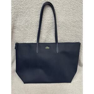 Lacoste Blue Large Shopping Bag Tote NWT #69038